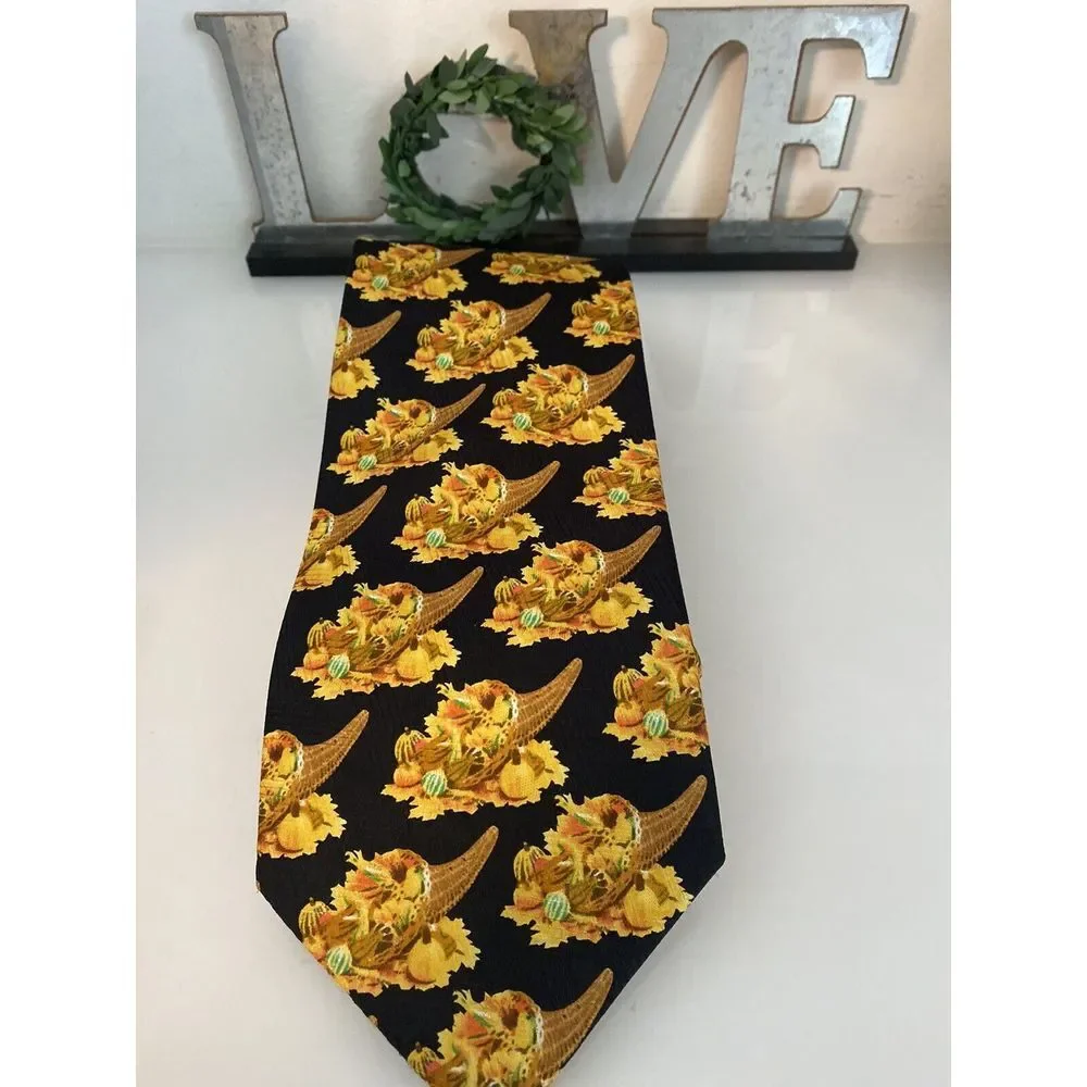 Wild Ties Cornucopia Repeat Vintage Men's 4